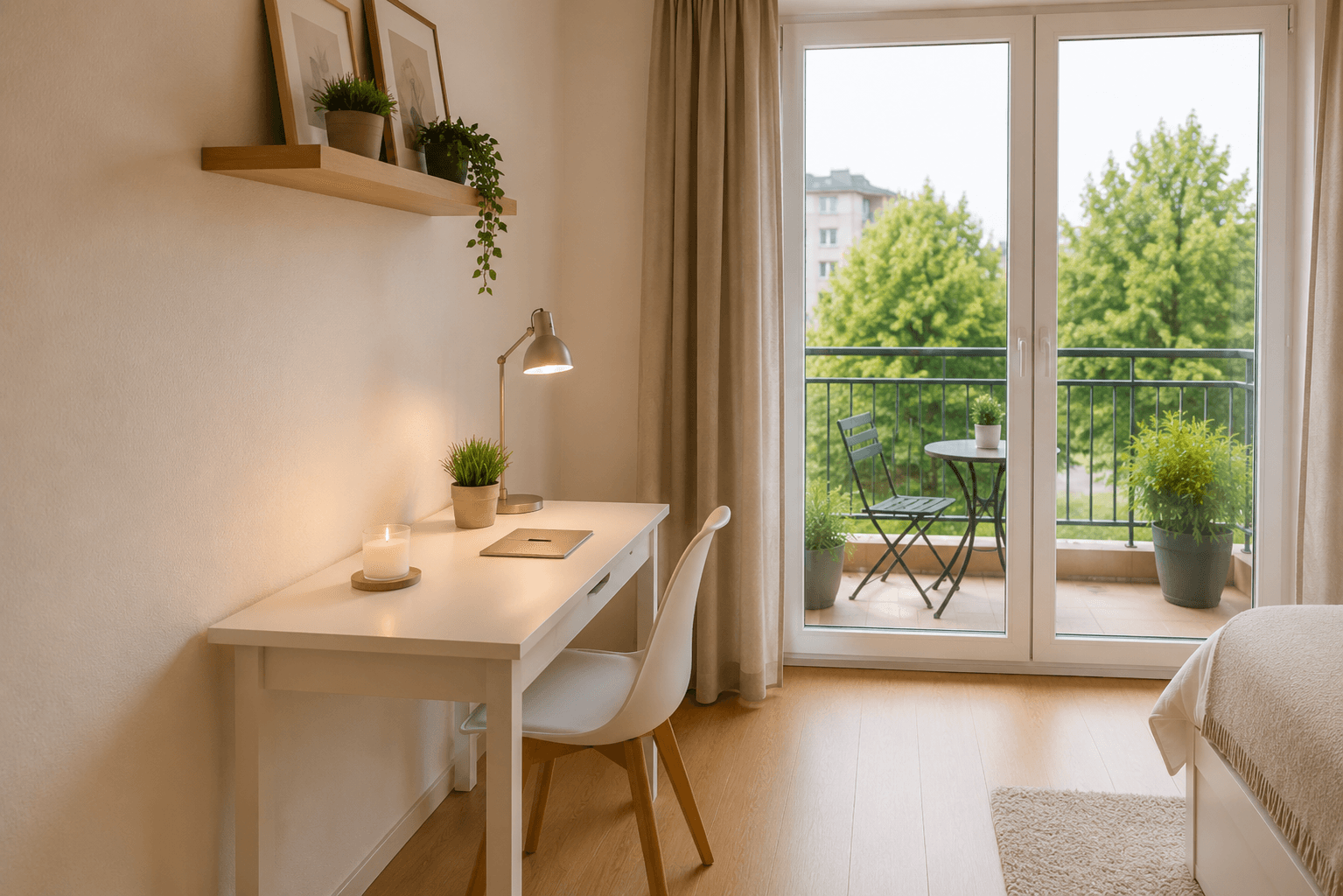 Beispielausblick auf medstay